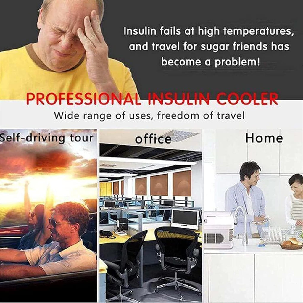 Portable Insulin Cool Box Medication Refrigerator for Medicines Mini Intelligent