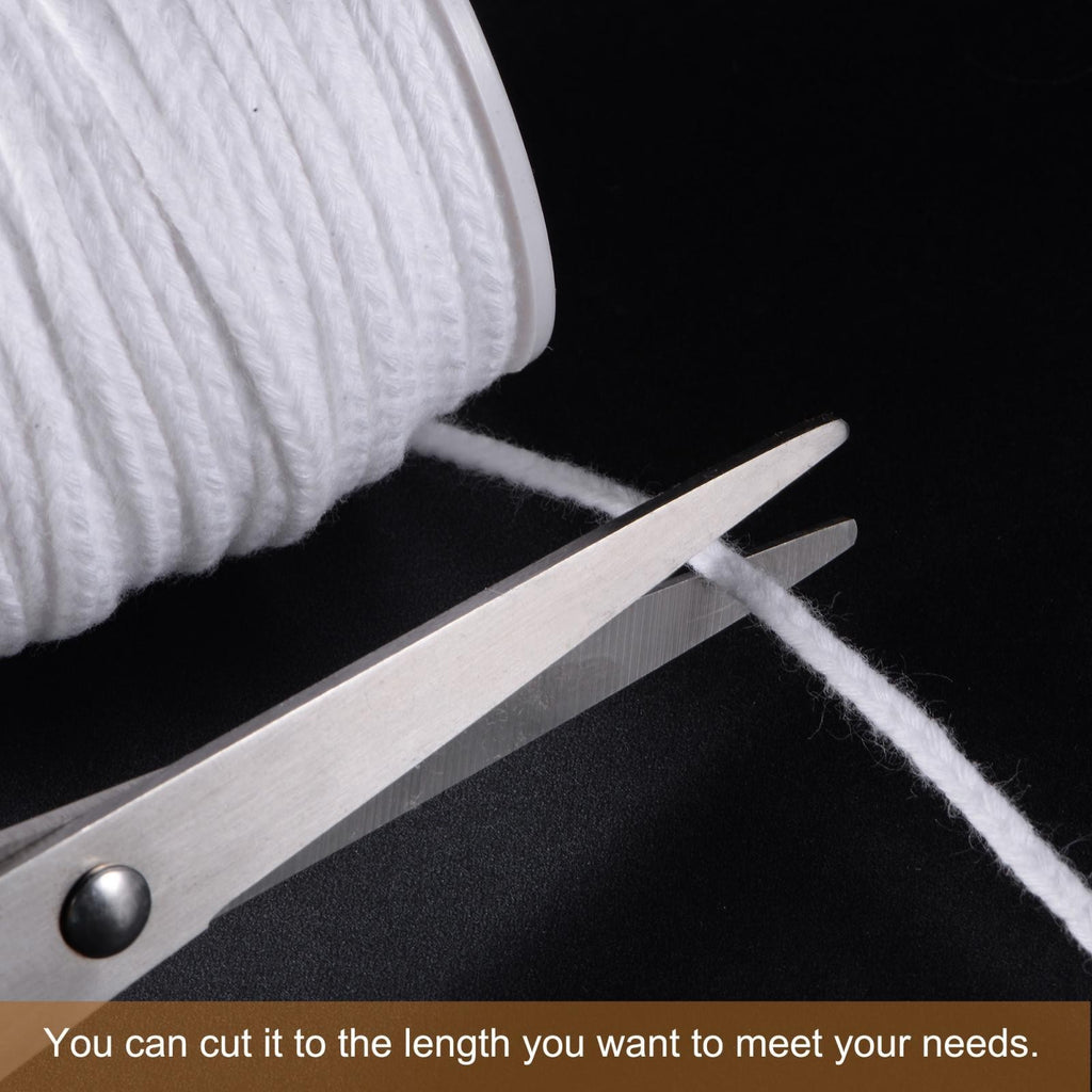 Braided Candle Wick Cotton 24 PLY 200 Ft Long   for DIY
