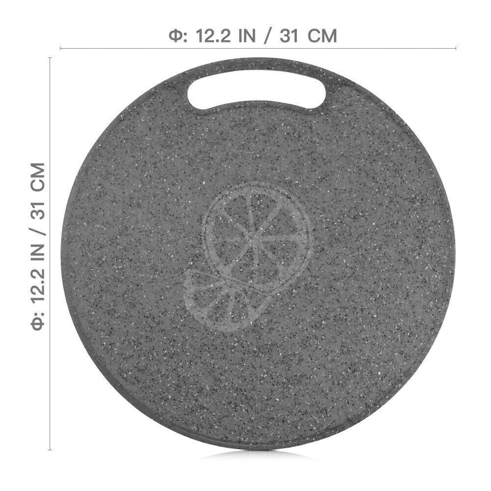 Sink Cover Motorhome Round Clay Round Cutting Board Marble Optics Man