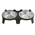 Pet Double Feeder Bowl Elevated Pet Bowl Cat Dog Water Food Bowl Pet Supplies