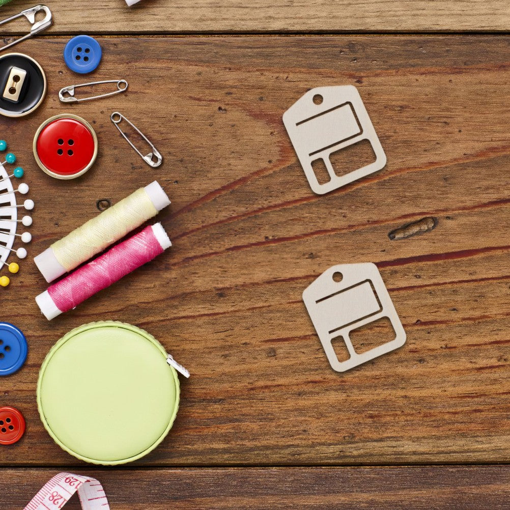 100 PCS Embroidery Bobbins Storage Thread Cross Organizer Tool