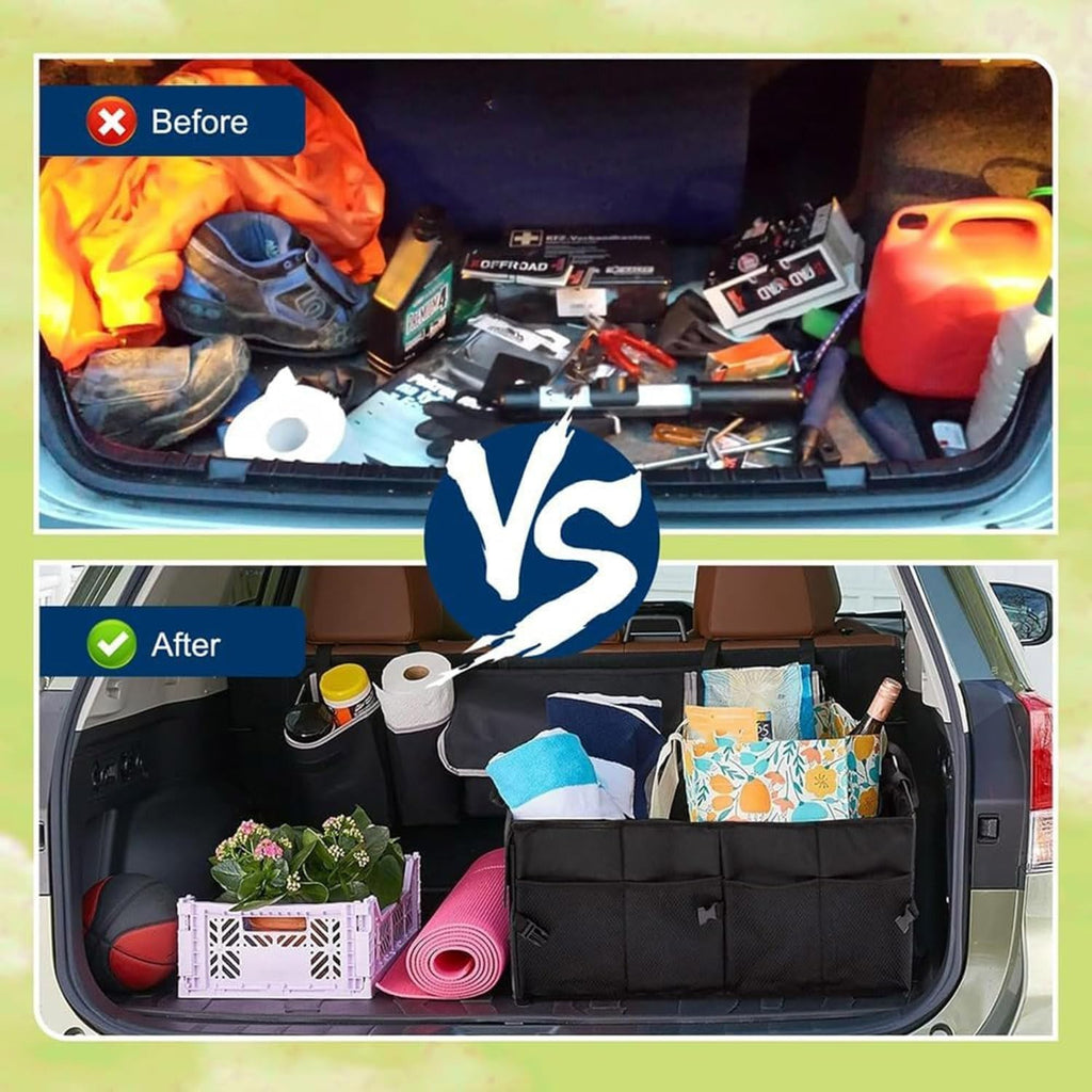 Foldable Car Boot Organiser Heavy Duty Storage Box Portable Vehicle Tidy
