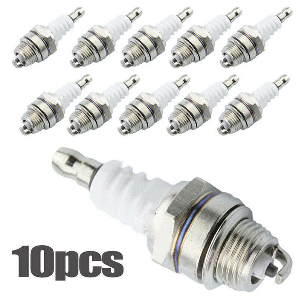 10X L7T Spark Plug For Small Engines Lawn Mover Trimmer Chainsaw Strimmer UK