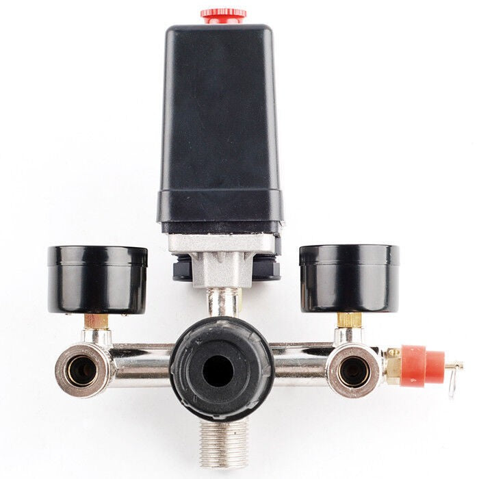 Air Compressor Pressure Control Switch with Valve Gauges Regulator UK~