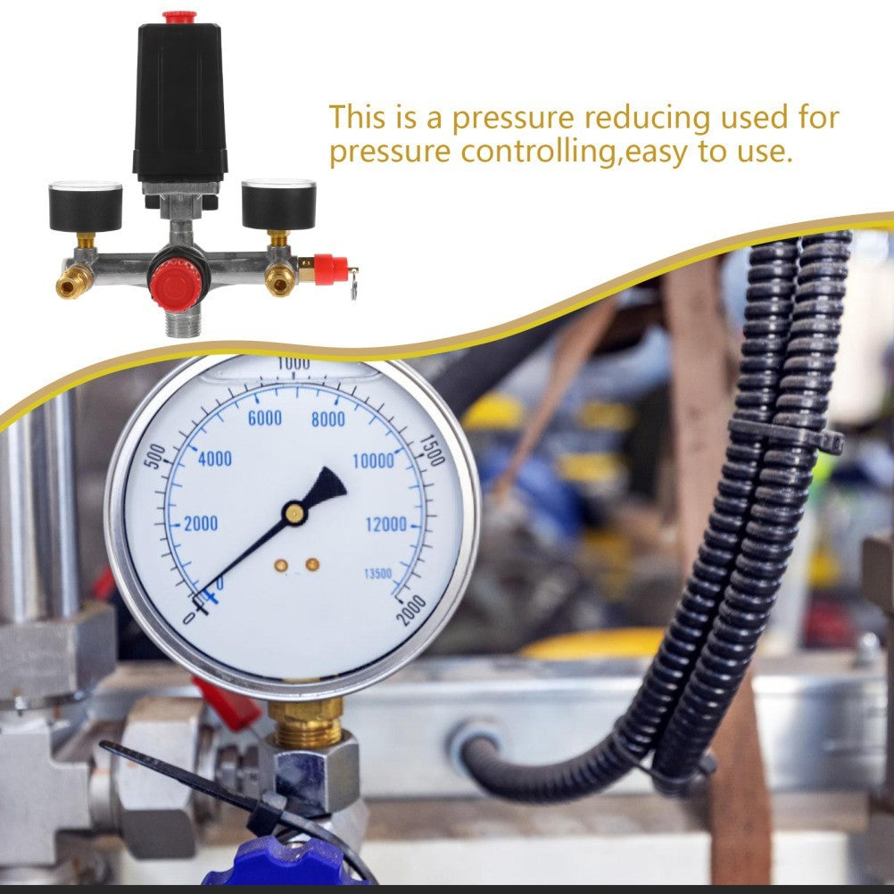 Pressure Control Air Compressor Regulator Single-hole Reducing Valve