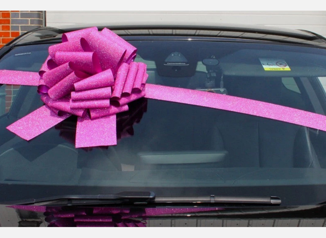 BIG CAR BOW - Giant, Extra Large Bow for Cars, Birthday Presents, XMAS Gifts
