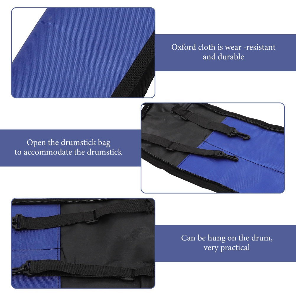 Portable Drumstick Holder Storage Pouch Bag for Drumsticks Organizer