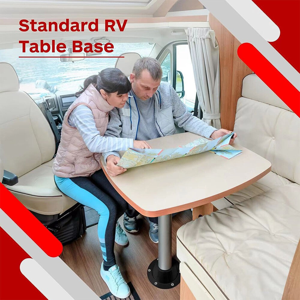 Sequoia Anodised Pedestal Table Leg Under Table Cone Base Houseboat Motorhome