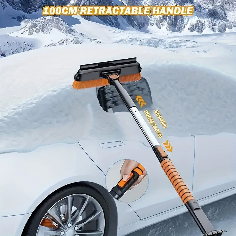 5 in 1 Snow Shovel Kit Extendable Snow Brush 180° Pivoting for Car Trucks SUV UK