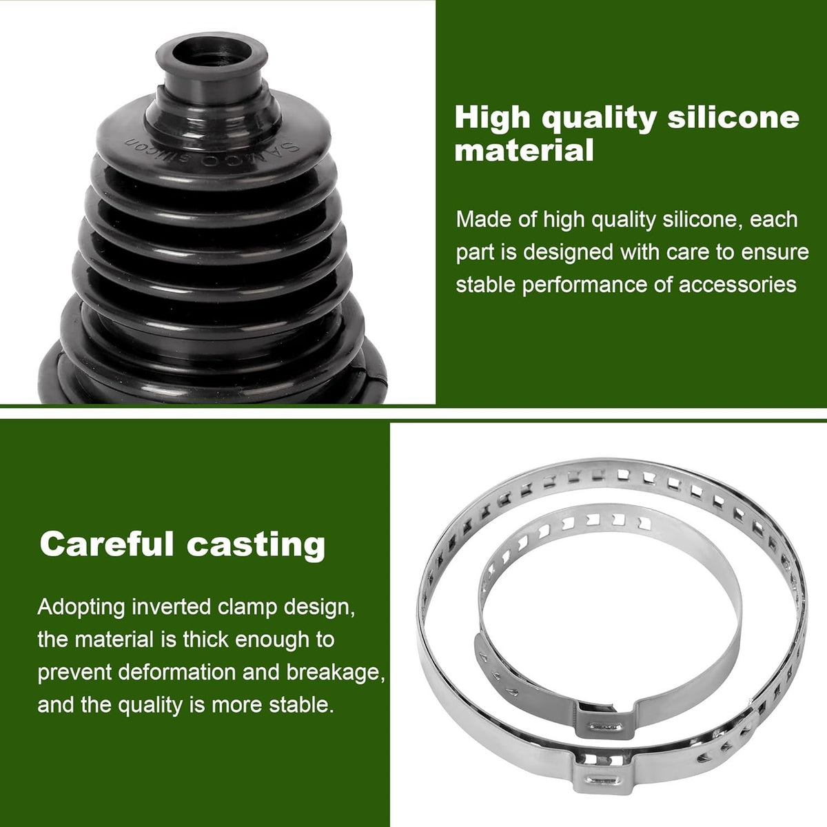 4 CV BOOT KIT STRETCHY UNIVERSAL FIT DRIVE SHAFT GATOR JOINT BOOT STRETCH QTY x4