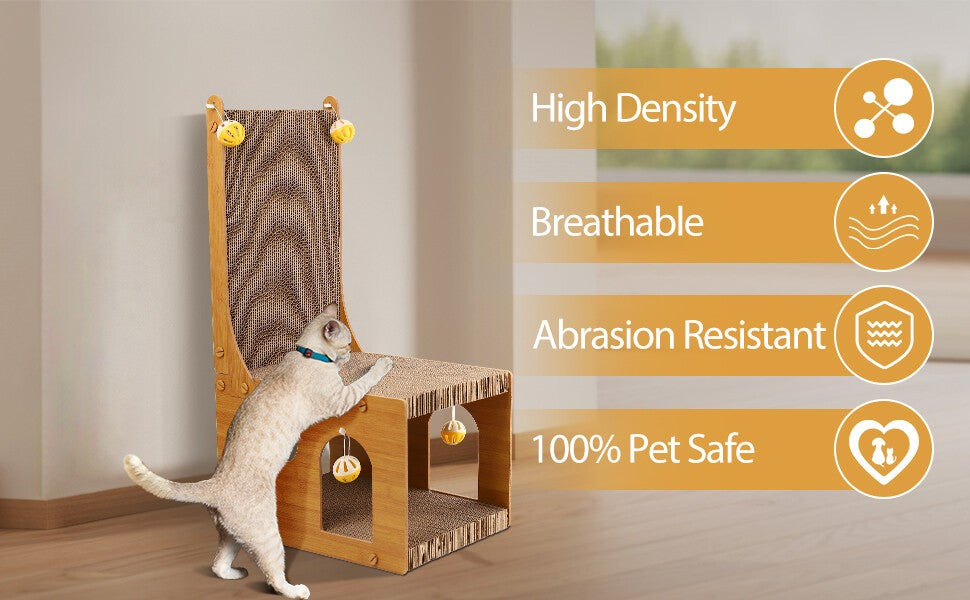 Tall Cat Scratching Post & Activity Center