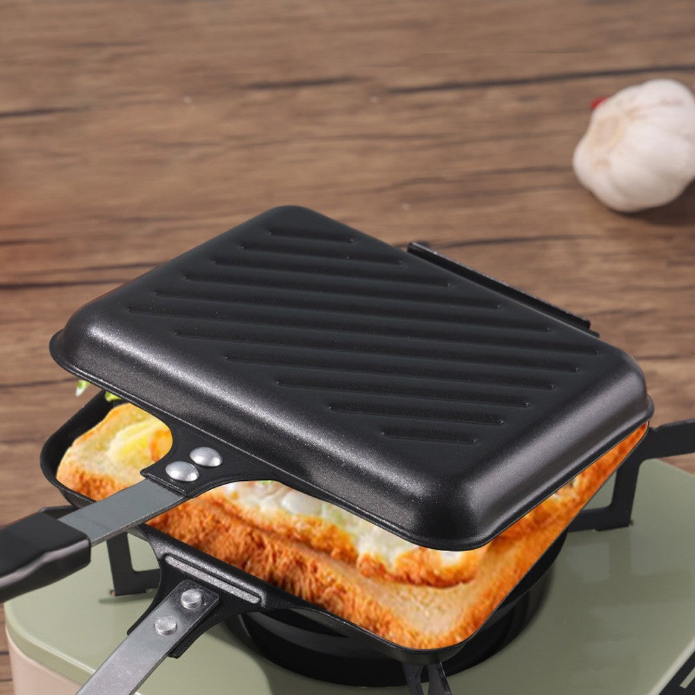 Sandwich Toastie Maker Non-stick Toaster Machine Breakfast Camping Stove Toaster