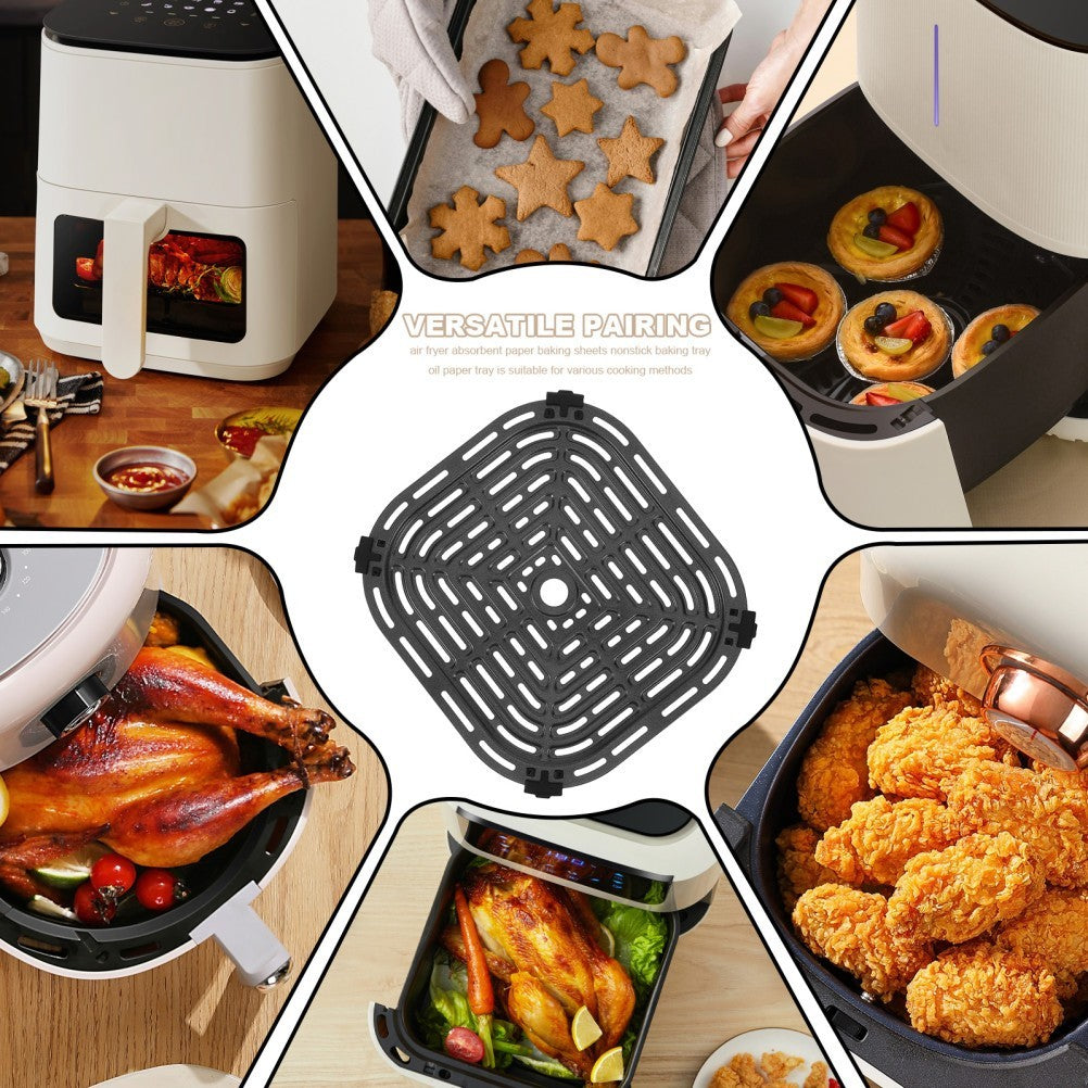 6QT Air Fryer Nonstick Cooking Tray Carbon Steel Grill Plate Replacement