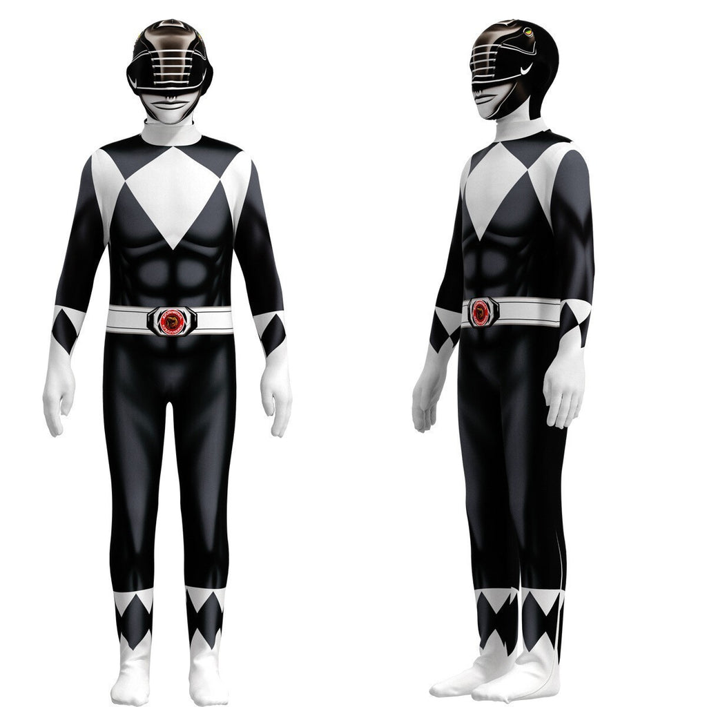 Power✨ Rangers Cosplay Costume Jumpsuits Kids Carnival Fancy Outfit Set Adult UK