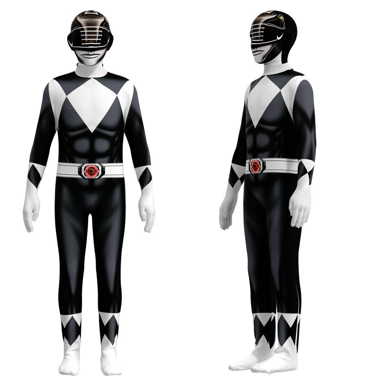 Power✨ Rangers Cosplay Costume Jumpsuits Kids Carnival Fancy Outfit Set Adult UK