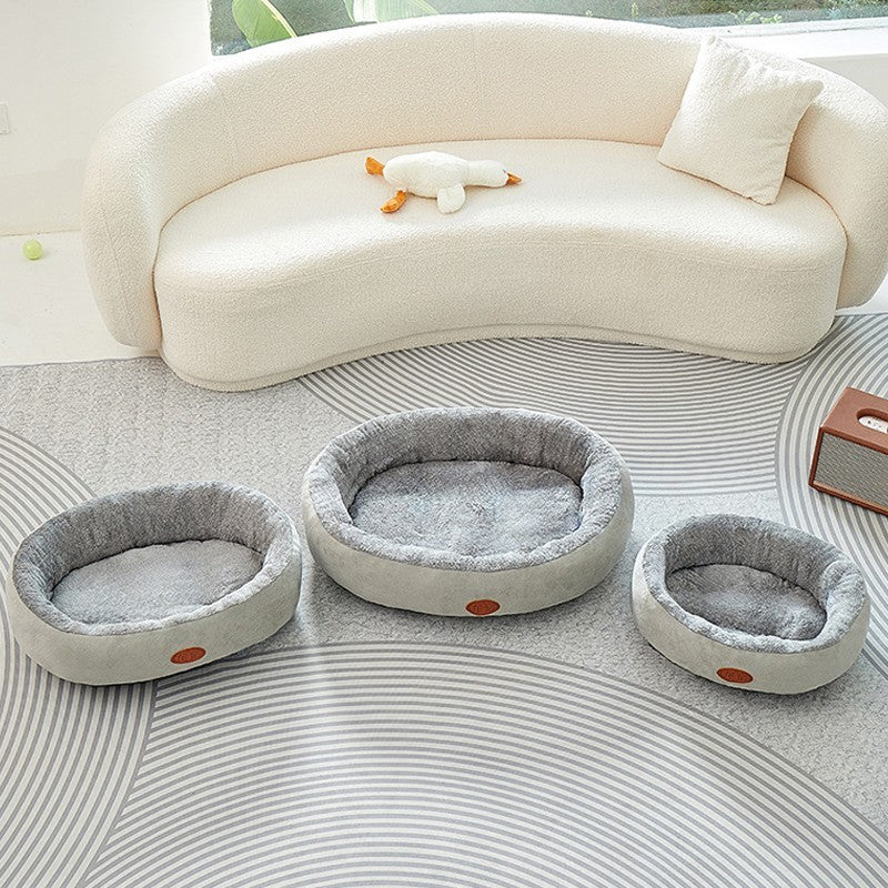 Pet Dog Bed Cat Beds Luxury Soft Washable Puppy Cushion Warm Pet Basket-S M L XL