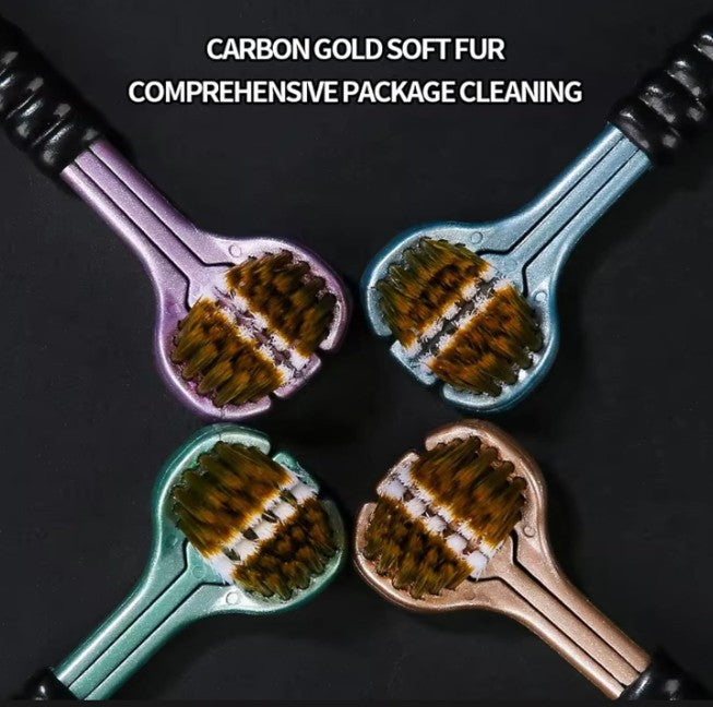 Triple Bristle Toothbrush,Tri-Head Multi-Angle Cleaning Toothbrush,3 Sided brush