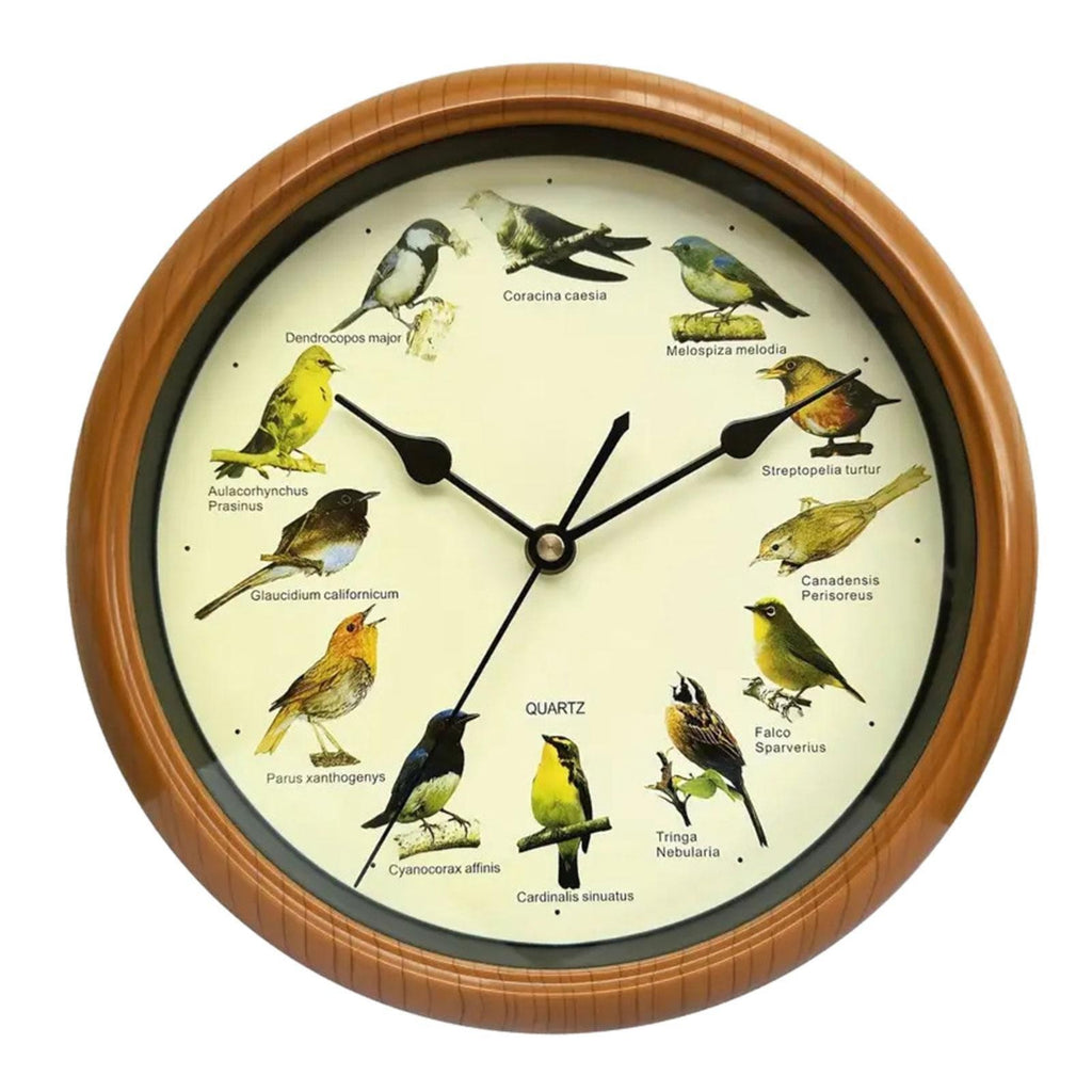 Singing Bird Wall Clock Hanging Clock Decor for Kitchen Home NEW