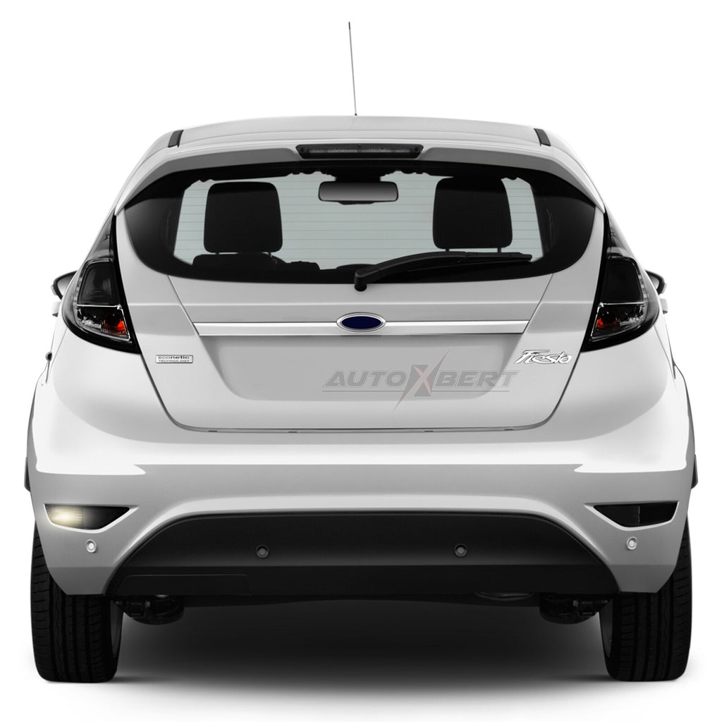 Right Left Rear Bumper Smoked Reflector Light For Ford Fiesta MK7 2008-2016