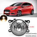 Front Bumper Fog Light Lamps W/Bulb Halogen For Ford Fiesta MK7 Zetec 2008-2017