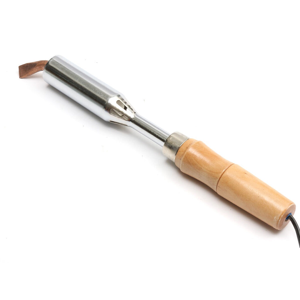 00W Heavy Duty Electric Soldering Iron 220V Chisel Point Copper Tip Welding Tool