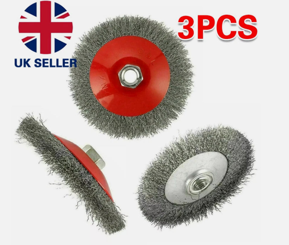Stainless Steel Wire Brush For Angle Grinder Rotary Die Grinder Removal Wheel