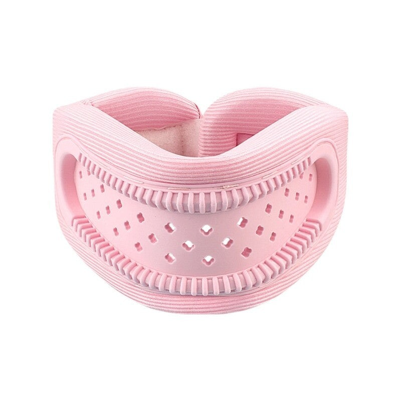 Neck Support Adjustable Neck Brace Breathable Hollow Neck Support for Man Woman