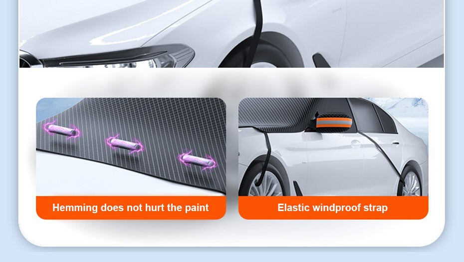 Magnetic Car Windscreen Cover Windshield Oxford Cloth Snow Ice Frost Sun UV Dust