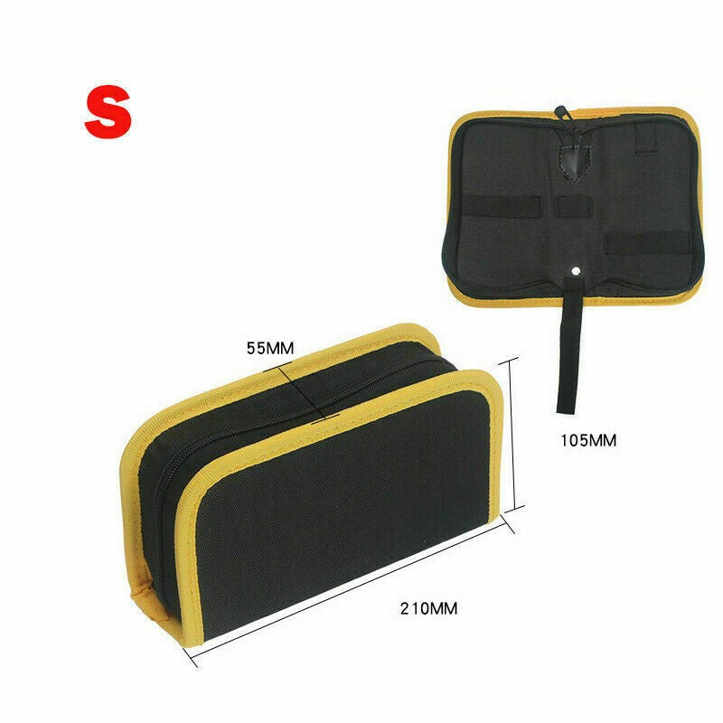 Multifunction Canvas Hardware Tool Bag Storage Box Oxford Organizer Pouch Zip