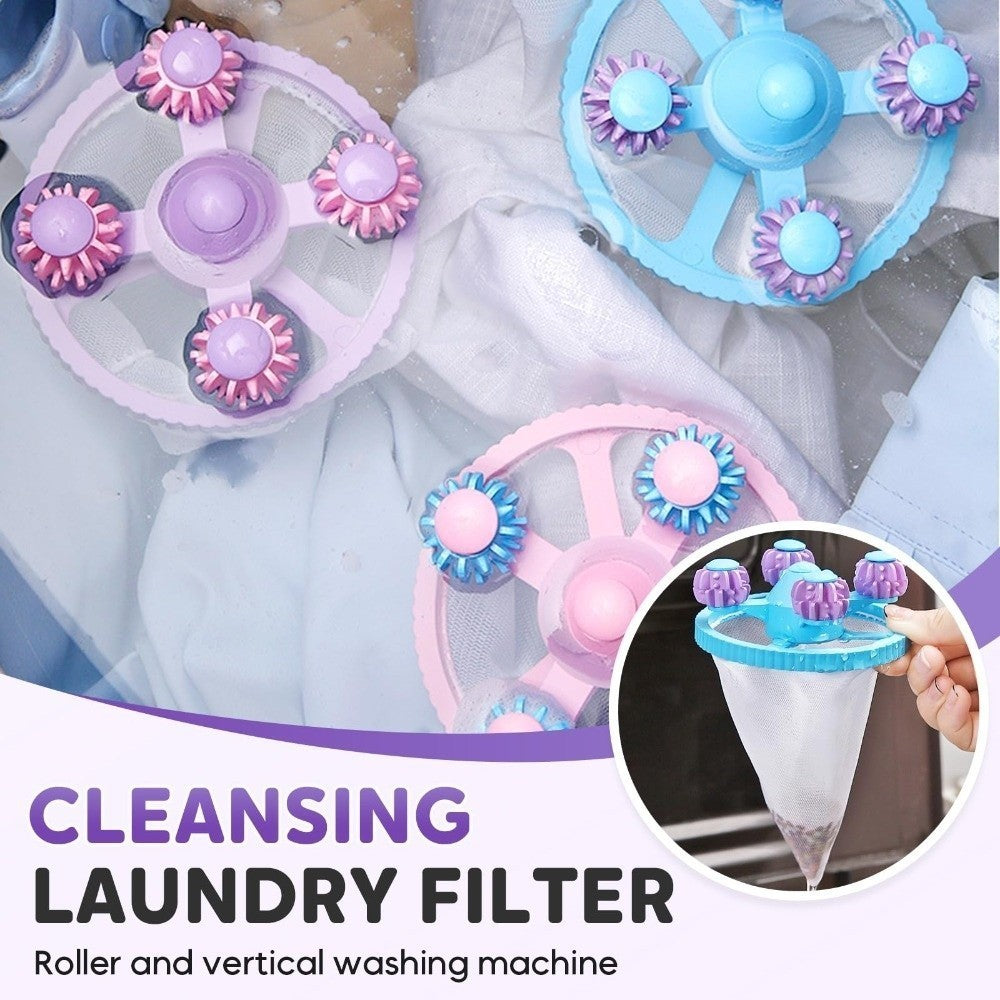 3pcs Reusable Laundry Pet Hair Catcher Lint Catcher  for Clothes Color Random