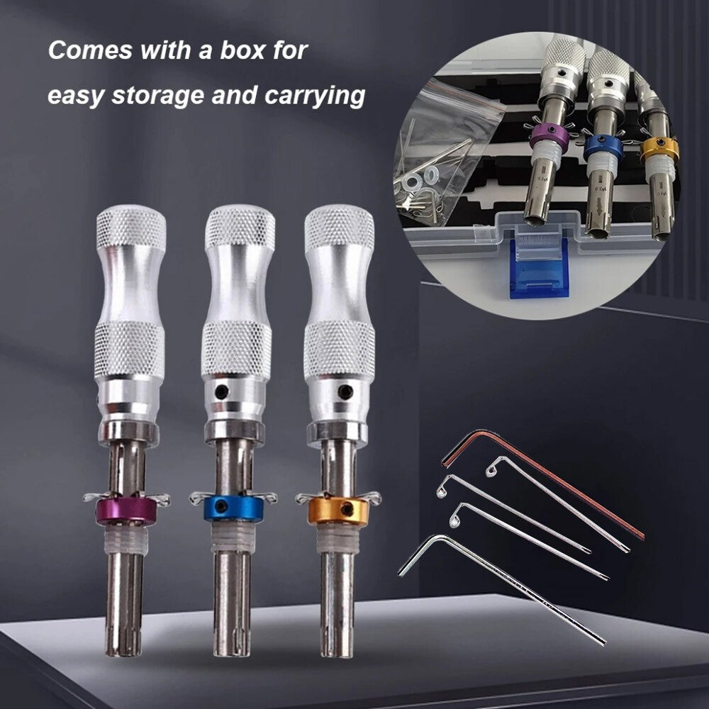 3pcs/Set Plum Tools 7 Pin Advanced Tubular Lock Accessory Part 7.0/7.5/7.8mm UK