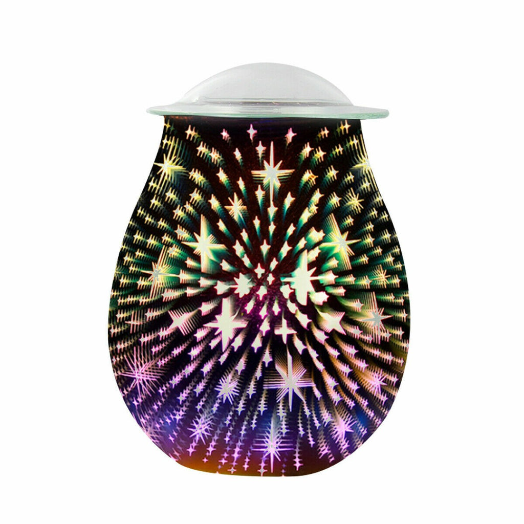 Aroma Electric Wax Melt Burner Firework Star Lamp Night Light Diffuser Warmer