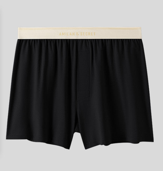 5PCS Men's Breathable Pure Cotton Boxer Briefs for Loungewear