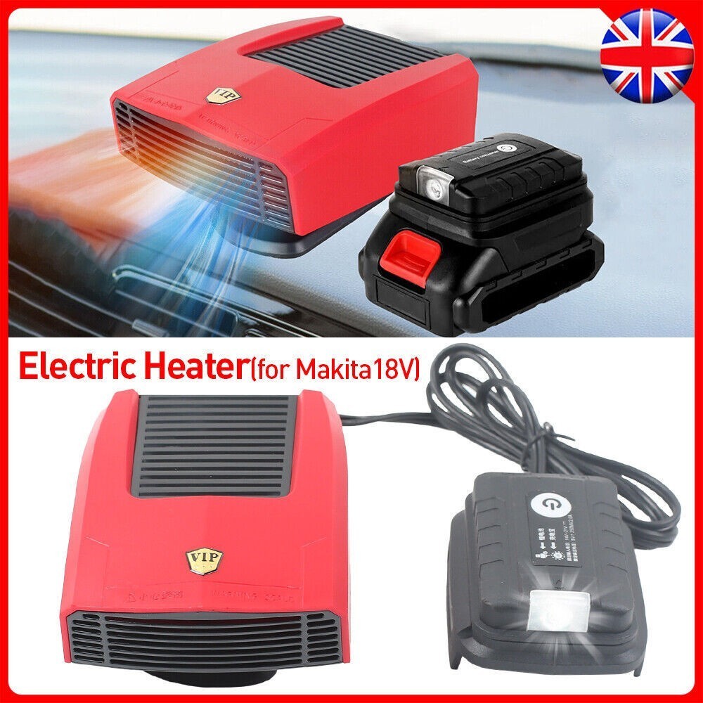 Quick Heating 600W Electric Car Heater Heating Defogger Demister for Makita 18V