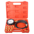 UK Wave Box Oil Pressure Gauge Tester Kit For Petrol Diesel Vehicle Garage Use