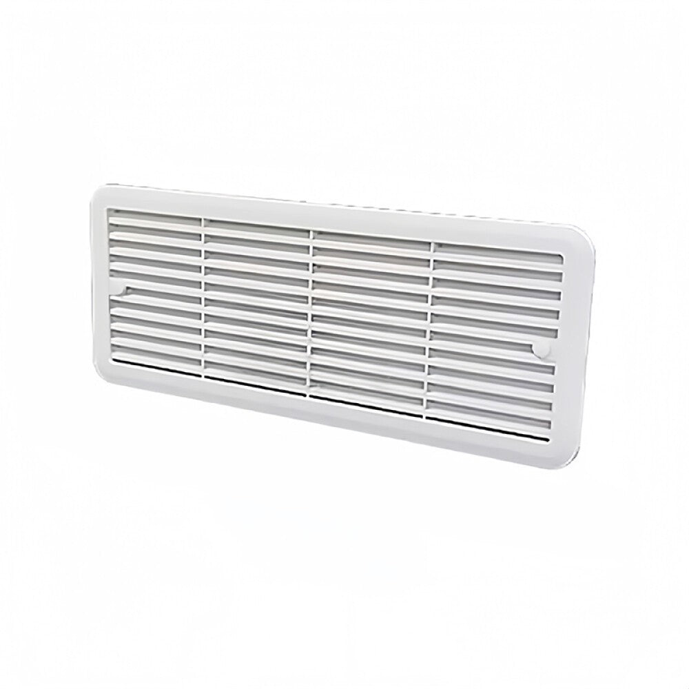 483mm x 186mm Fridge Vent Assembly Grille White For Thetford Caravan Motorhome