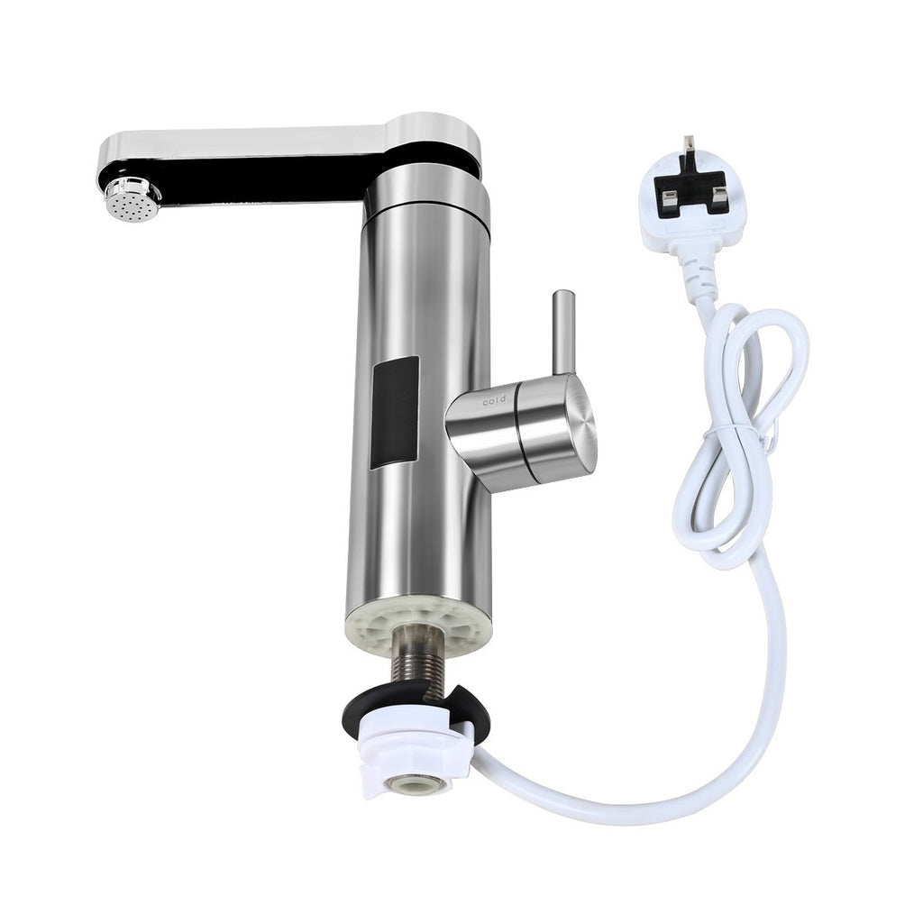 360° Electric Heating Tap Bathroom Fast Instant Hot Water Heater Kitchen Faucet