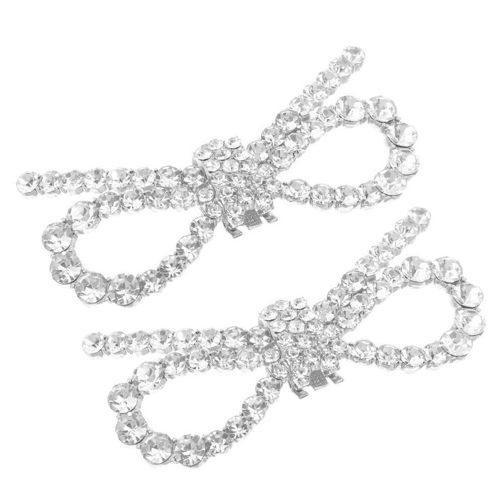 Shoe Jewelry Clips Shoes Brooches for Women Bow Shaped Decoration Knot