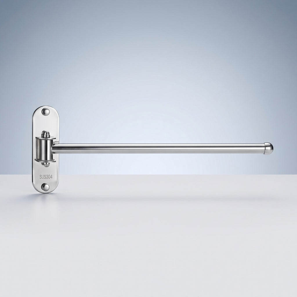 Towel Bar with Rotating Arm Heavy Duty Swing Arm Towel Bar Smooth for Bathroom