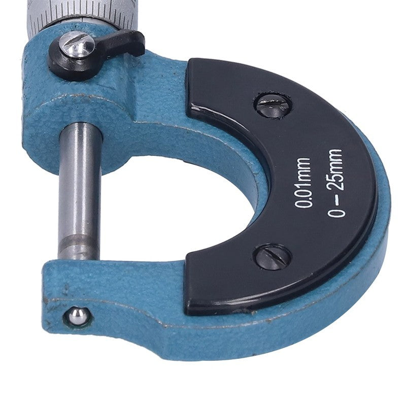 0–25mm Outside Micrometer Caliper Metric Precision Gauge 0.01mm Tool