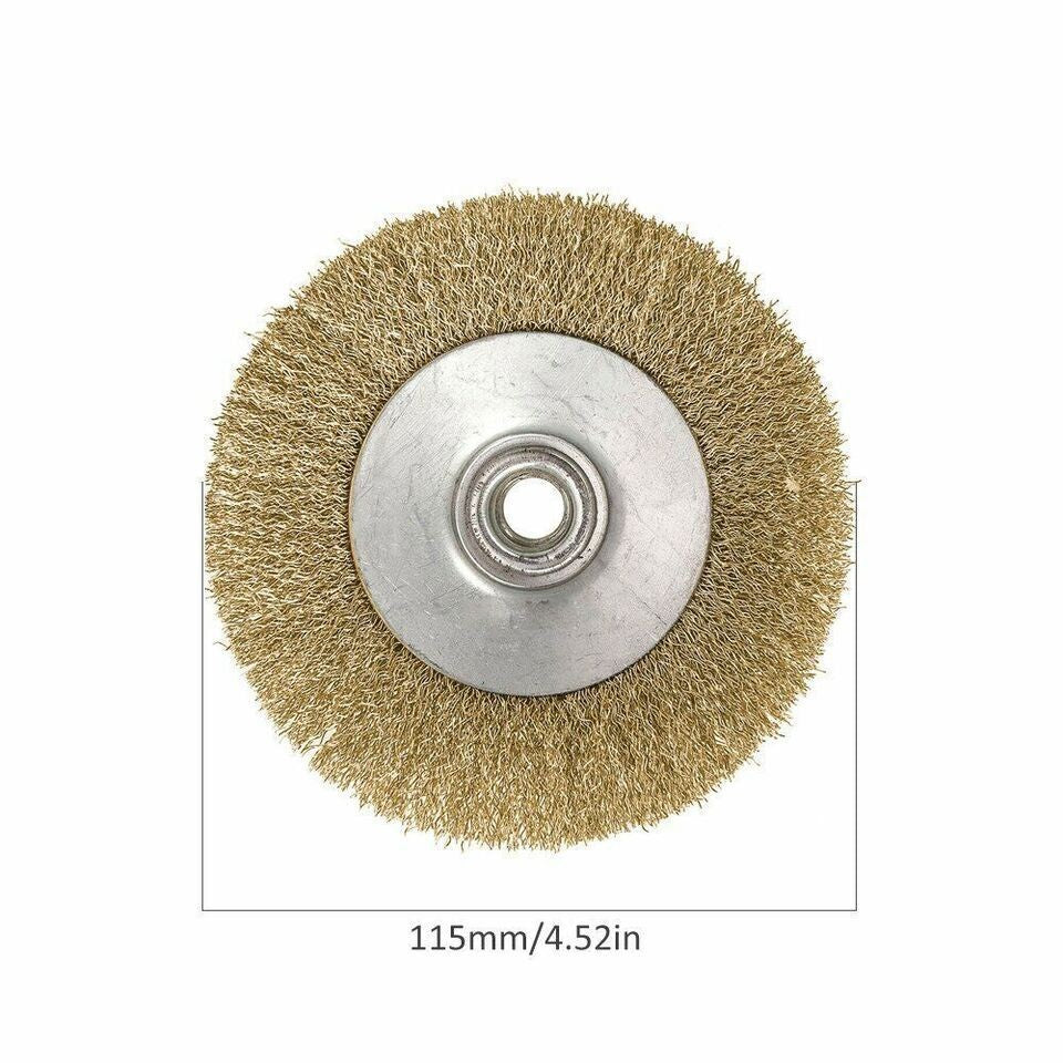 For Angle Grinder Rotary Die Grinder Removal Wheel Stainless Steel Wire Brush