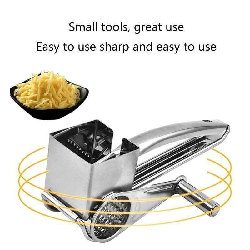 Stainless Steel Hand Crank Rotary Cheese Grater Vegetable