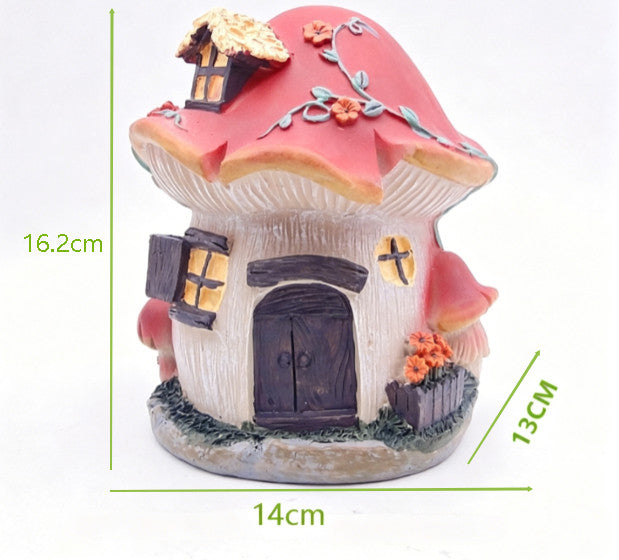 Fairy Tale Mushroom House Micro Landscape Ornaments