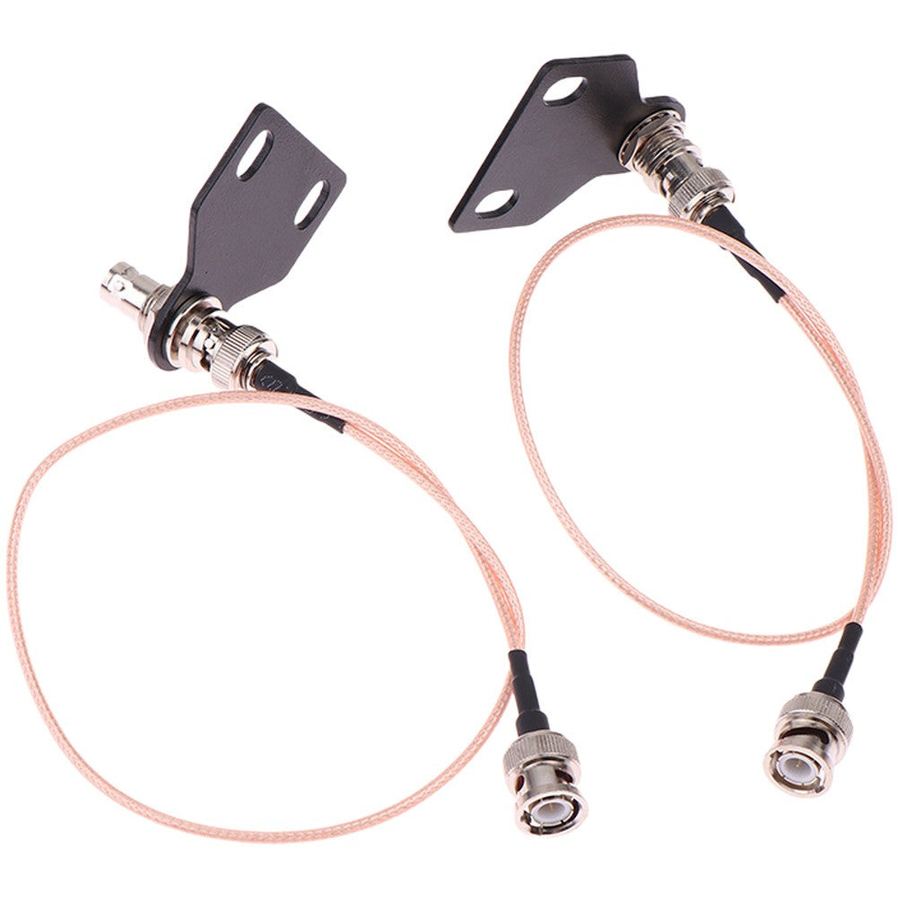 Wireless Mic Antenna Extension Cable Adapter 2 Pack for BNC For Receiver Audio