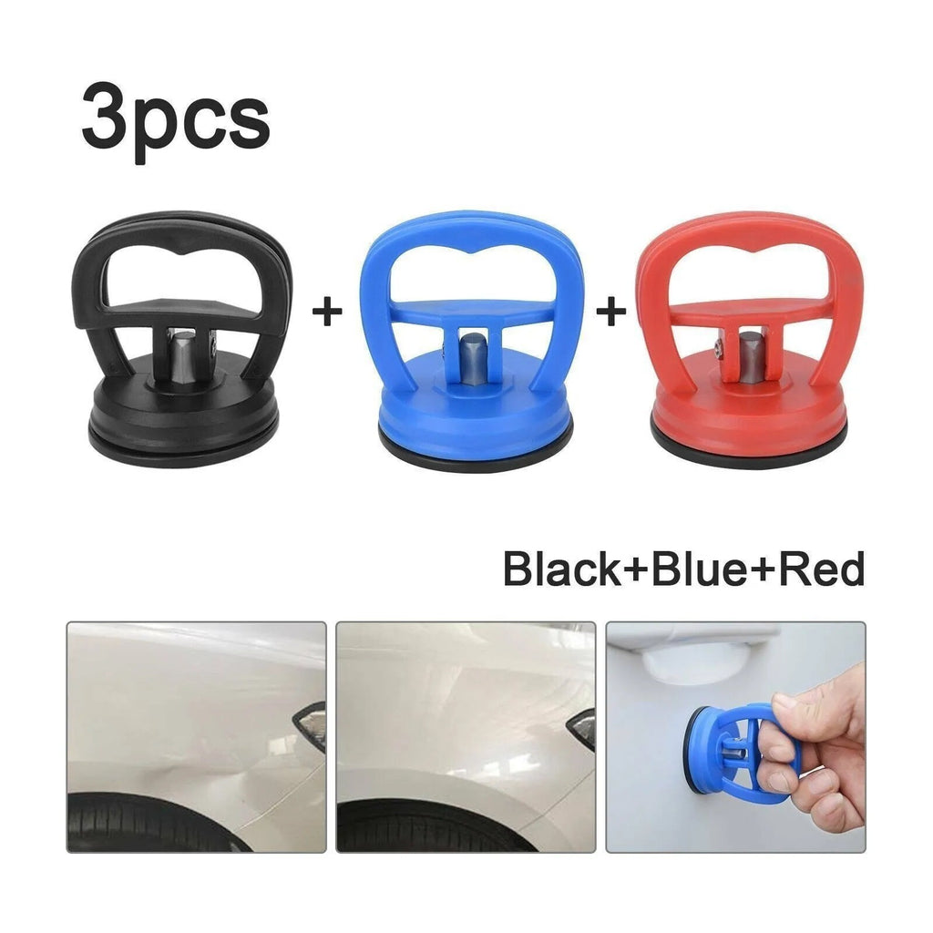 3X Dent Puller Car Body Panel Suction Cup Repair Removal Tool Kit