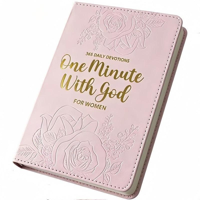 One Minute With God for Women 365 Daily Devotions PU Leather Flexcover Gift Book