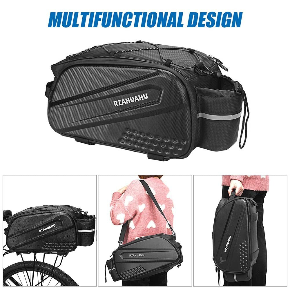 Waterproof Bicycle Rear Rack Seat Bag Bike Storage Trunk Pannier Saddlebag Hot