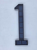 Solar LED House Numbers & Letters, 9 Inch Lighted House Numbers for Outside UK