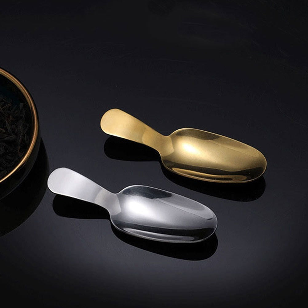 4 Pcs304 Small Scoop Household Ice Cream Short Handle Spoons Kitchen Scoops