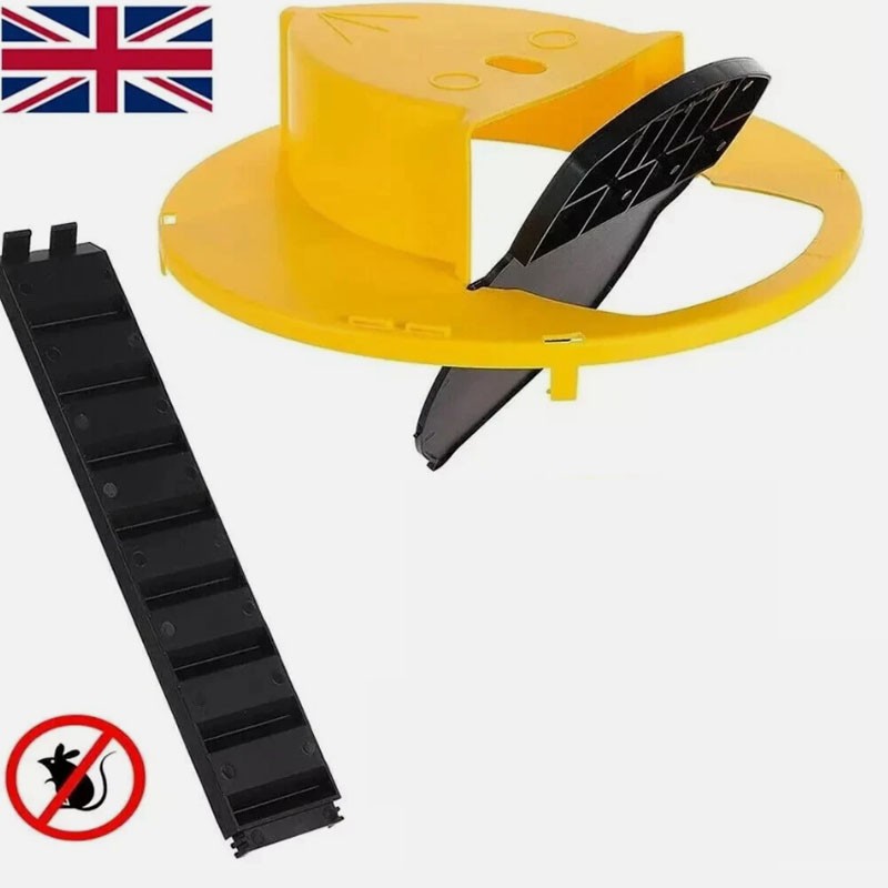 Mouse Trap Flip Slide Bucket Lid Mouse Rat Trap Mousetrap Catcher with Ladder UK
